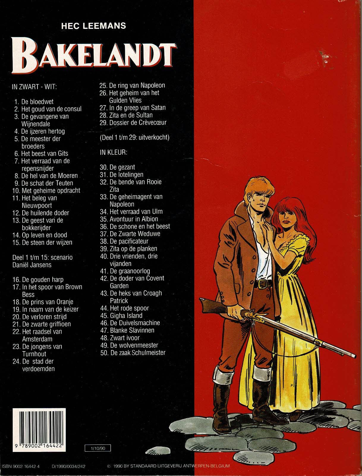 Bakelandt - 050 De zaak Schulmeister - eerste druk 1990 - Standaard Uitgeverij