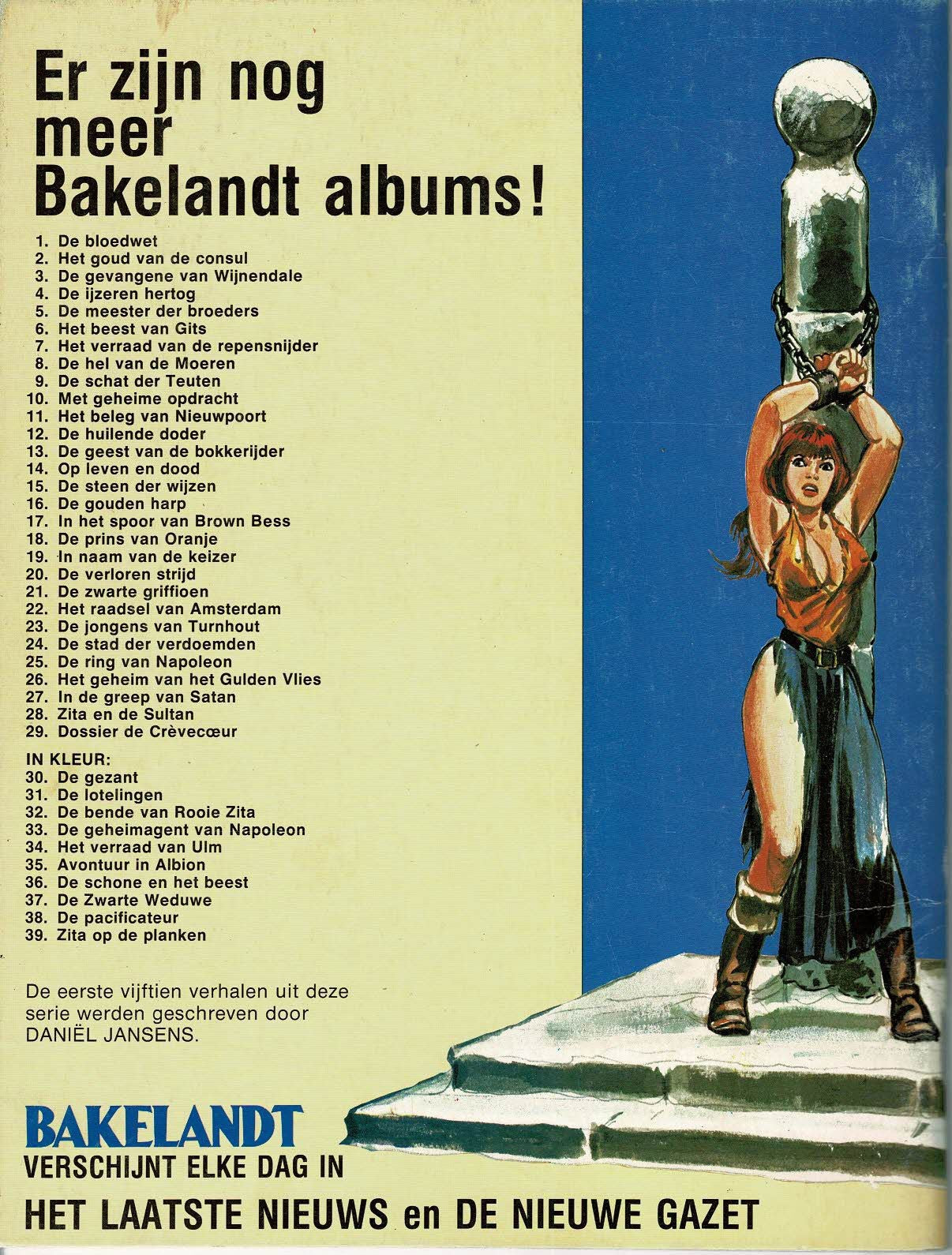 Bakelandt - 039 Zita op de planken - eerste druk 1988 - Uitgeverij Hoste, in kleur