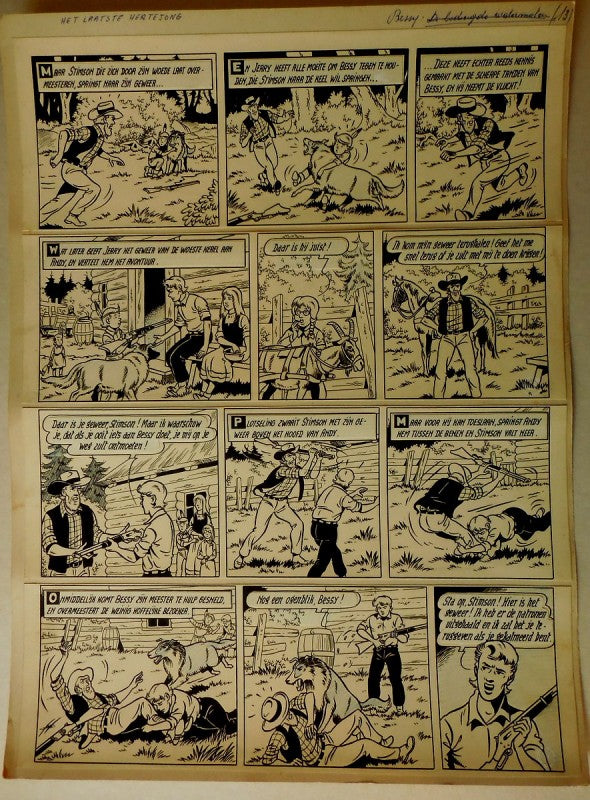 Originele pagina Het laatste hertejong