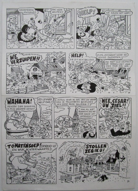 Originele pagina De zeven plagen