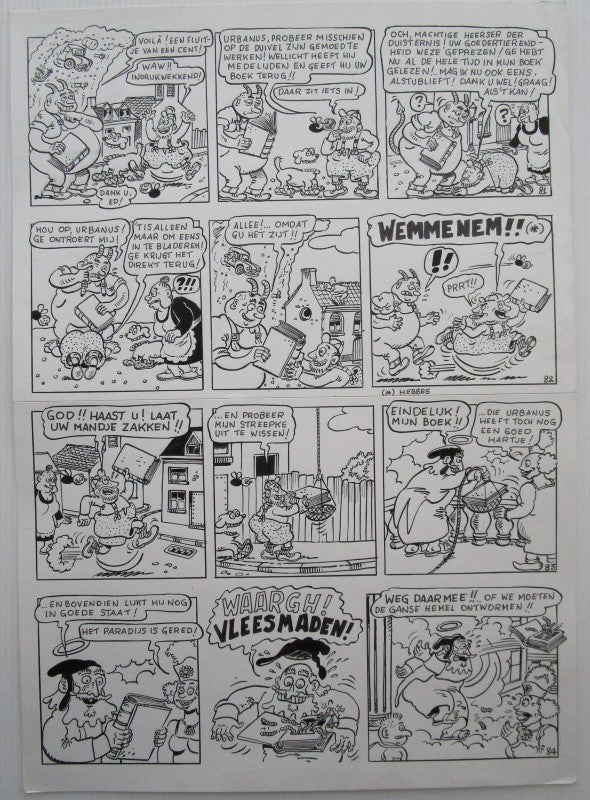 Originele pagina De zeven plagen