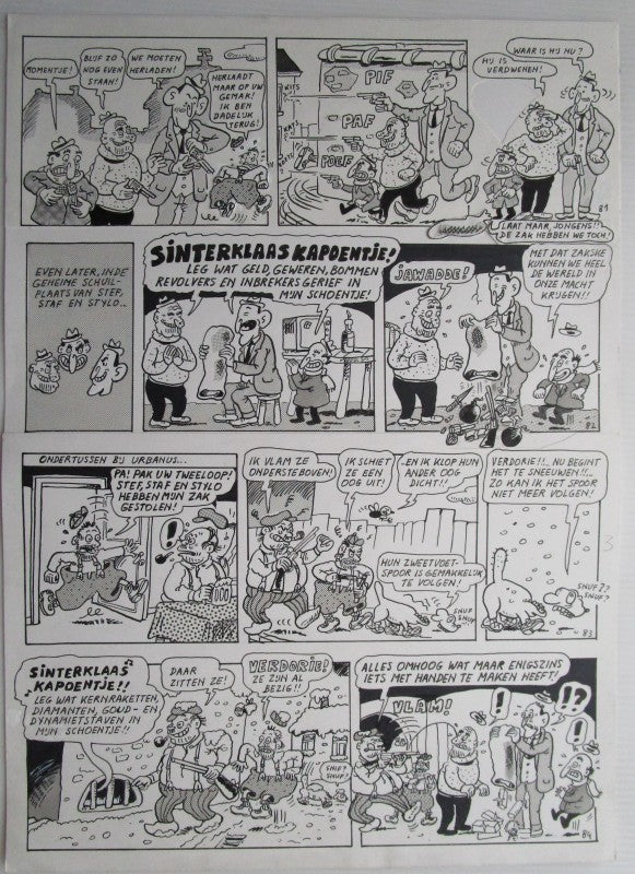 Originele pagina Urbanus - Gefoefel met de zak