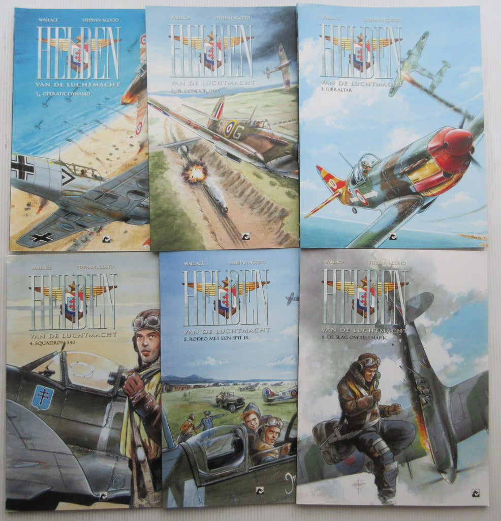 Helden van de luchtmacht - softcover - 1 t/m 6