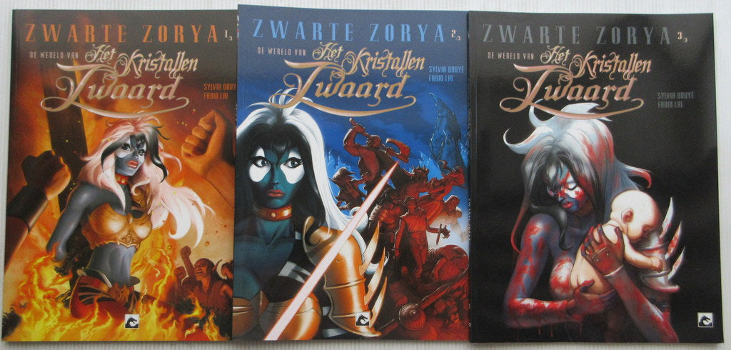 Zwarte Zoyra deel 1 tot 3 - softcover - 12 euro