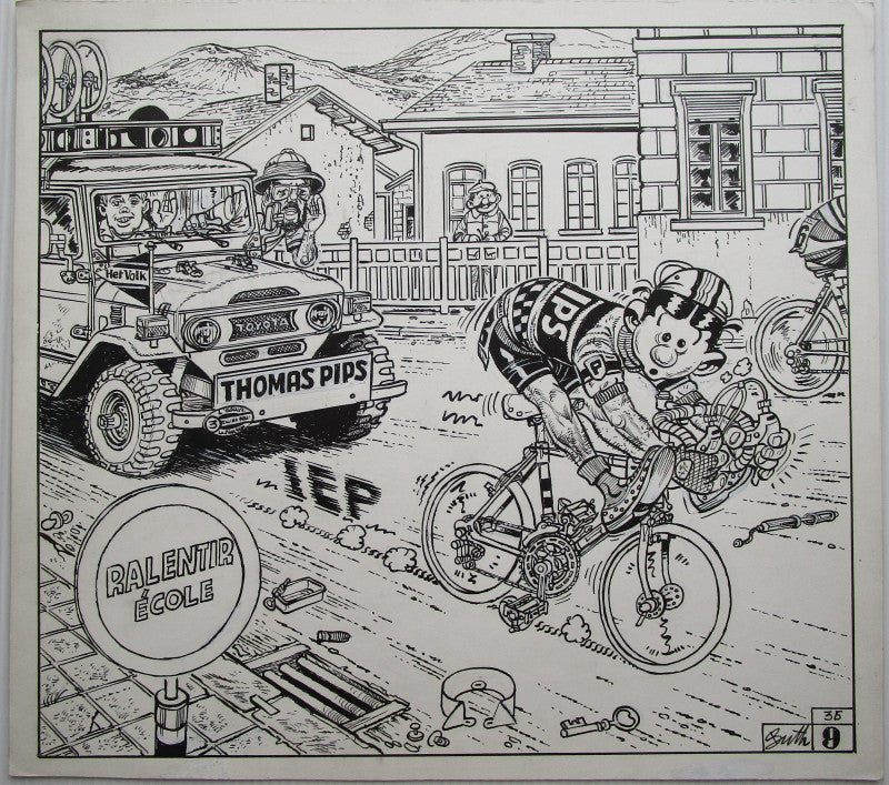 Originele tekening Thomas Pips