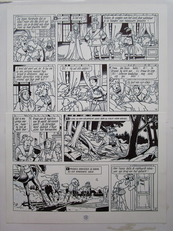 Originele pagina uit De kleine postruiter