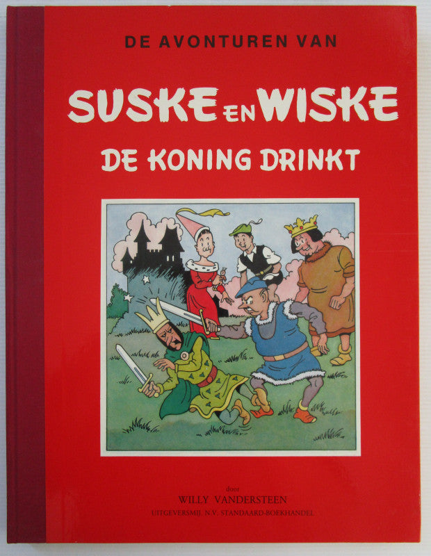 De koning drinkt