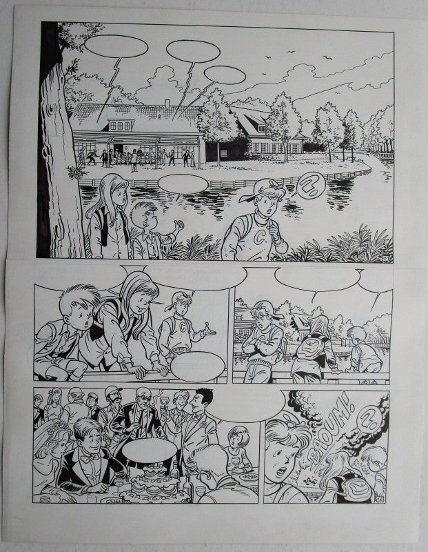 Originele pagina Waterland 7 - De klokkenluider van Sluis plaat 6