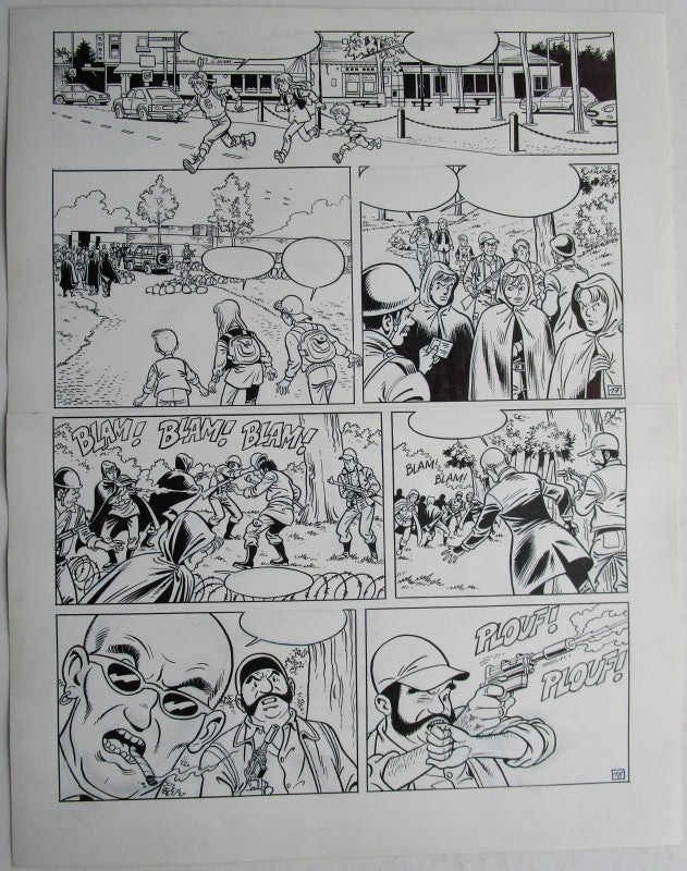 Originele pagina Waterland 7 - De klokkenluider van Sluis plaat 9
