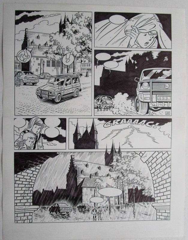 Originele pagina Waterland 7 - De klokkenluider van Sluis plaat 13