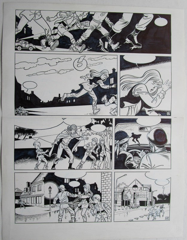 Originele pagina Waterland 7 - De klokkenluider van Sluis plaat 24