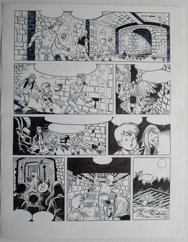 Originele pagina Waterland 7 - De klokkenluider van Sluis plaat 30