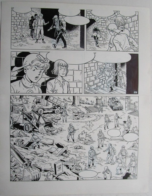 Originele pagina Waterland 7 - De klokkenluider van Sluis plaat 38