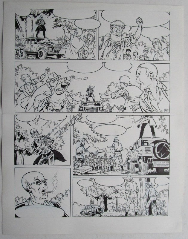 Originele pagina Waterland 7 - De klokkenluider van Sluis plaat 39