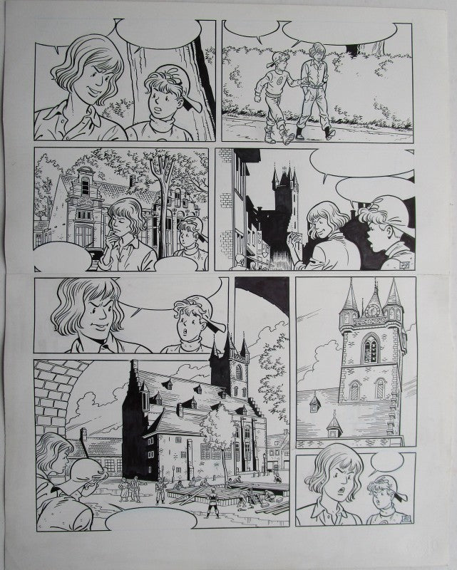 Originele pagina Waterland 7 - De klokkenluider van Sluis plaat 40