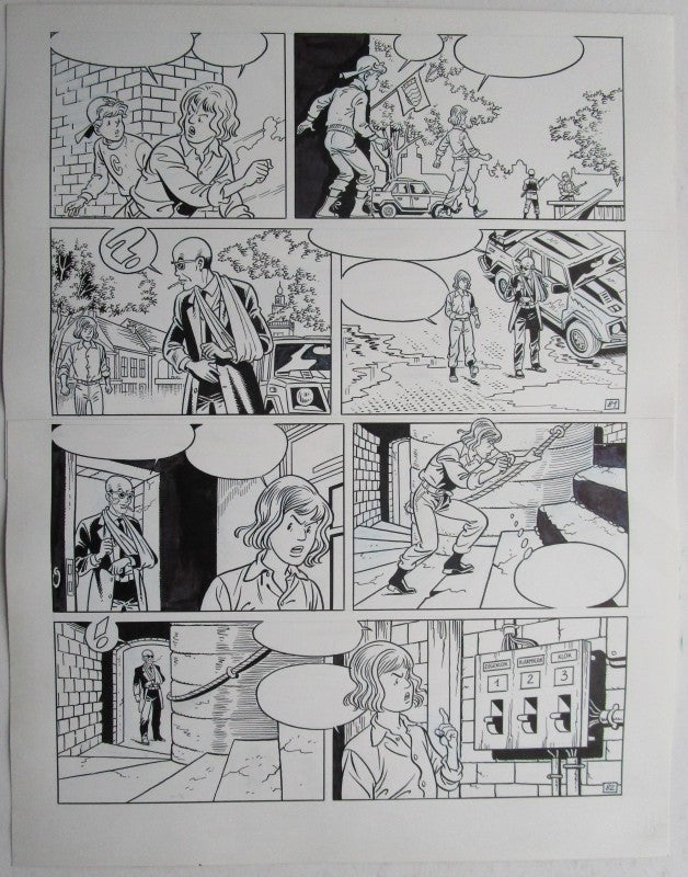 Originele pagina Waterland 7 - De klokkenluider van Sluis plaat 41