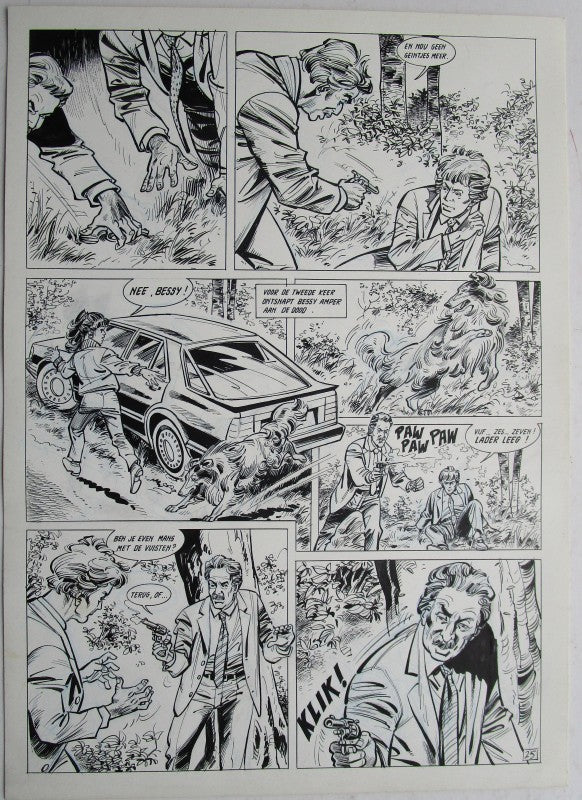 Originele pagina Bessy Natuurkommando 11 - plaat 25