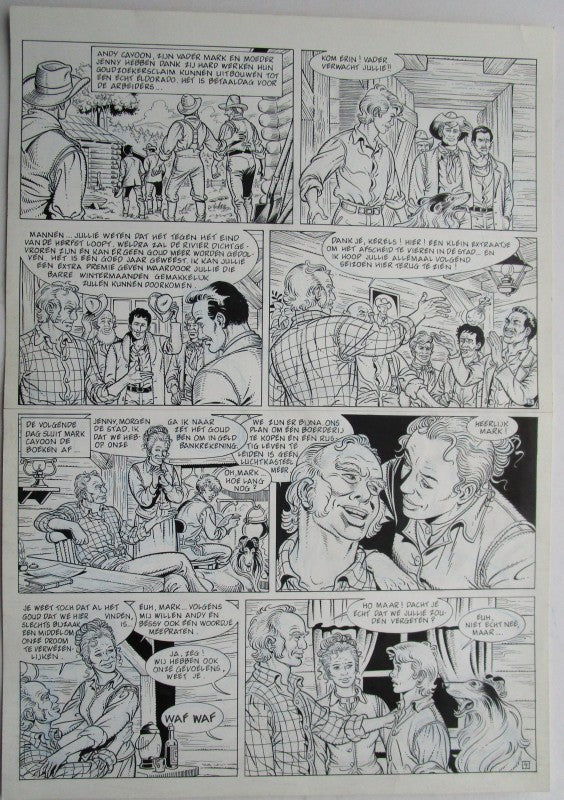 Originele pagina Bessy klassiek 3 - De laatste diligence plaat 2