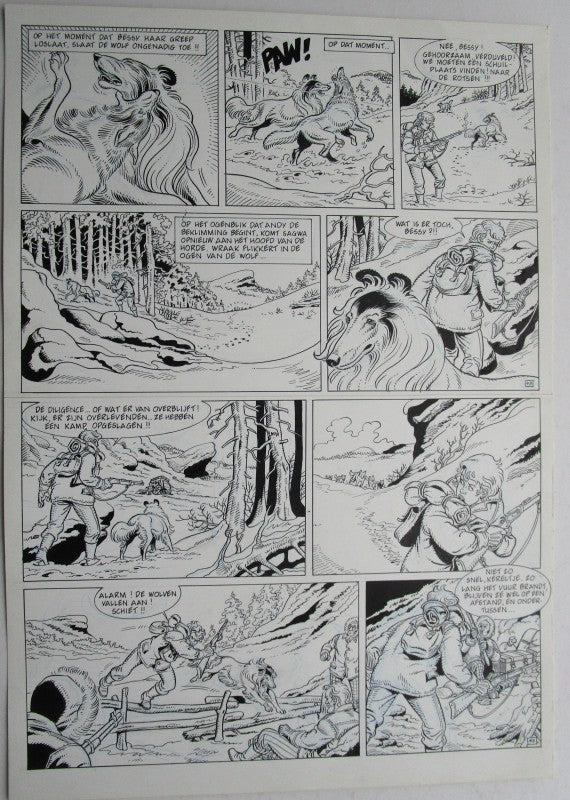 Originele pagina Bessy klassiek 3 - De laatste diligence plaat 22