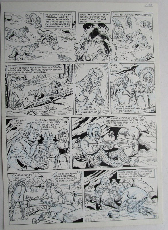 Originele pagina Bessy klassiek 3 - De laatste diligence plaat 26