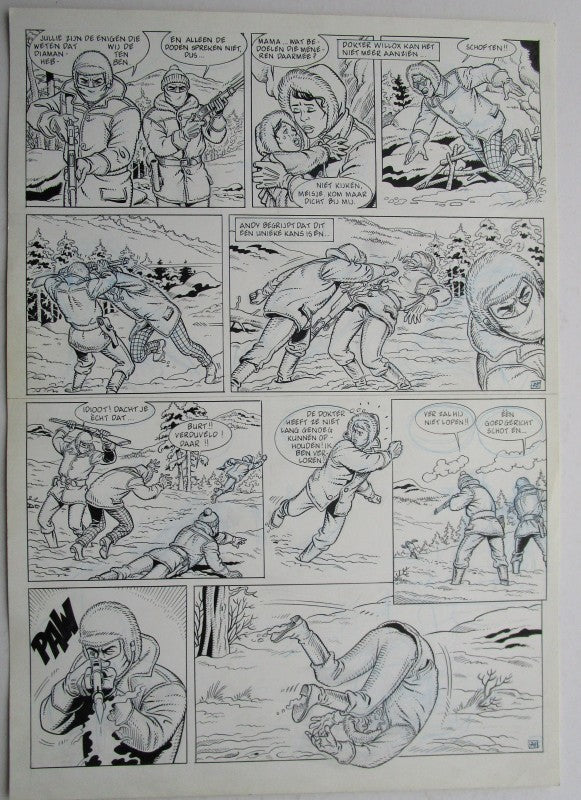 Originele pagina Bessy klassiek 3 - De laatste diligence plaat 38