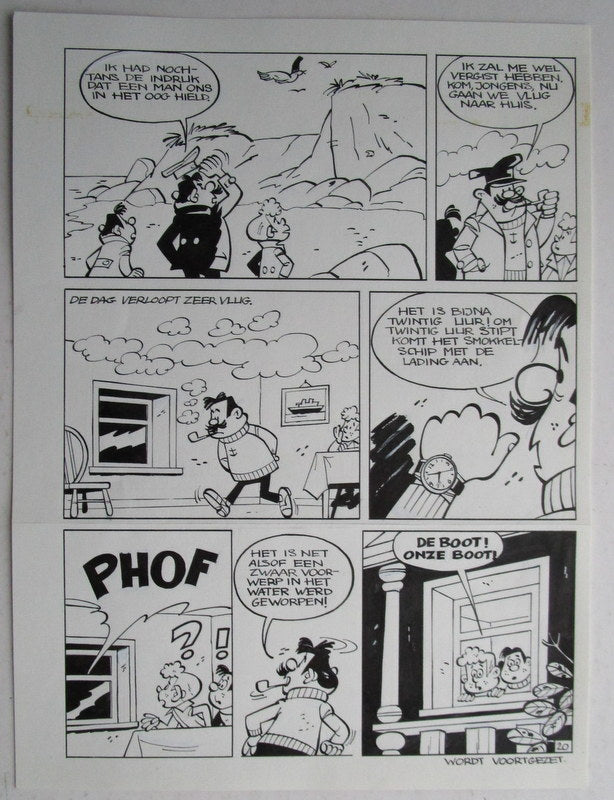 De zwartepinken en de verdwenen sloep