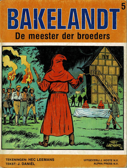 Bakelandt - 005 De meester der broeders - eerste druk 1979 - Uitgeverij Hoste, ongekleurd