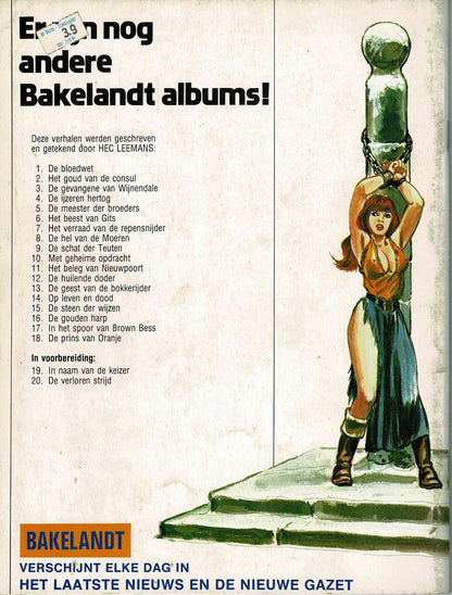 Bakelandt - 018 De prins van Oranje - eerste druk 1982 - Uitgeverij Hoste, ongekleurd