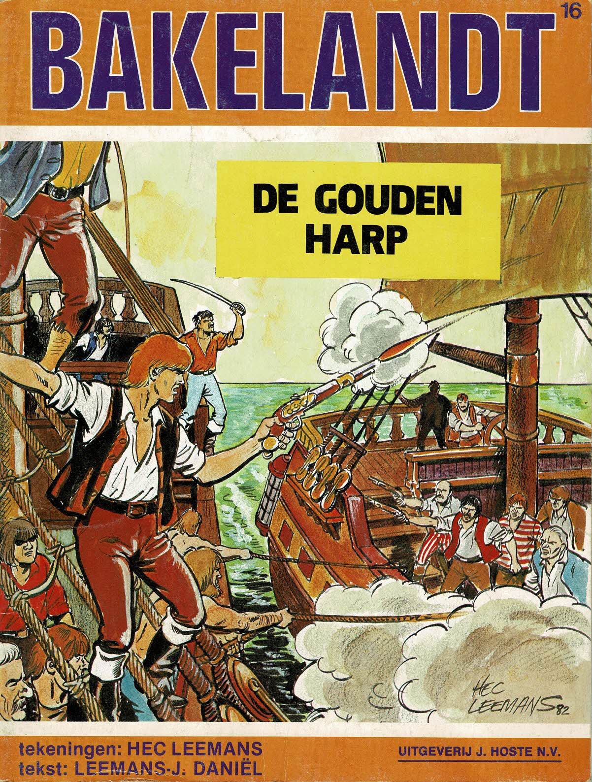 Bakelandt - 016 De gouden harp - eerste druk 1982