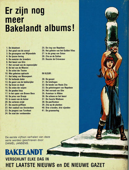 Bakelandt - 041 De graanoorlog - eerste druk 1988 - Uitgeverij Hoste, in kleur