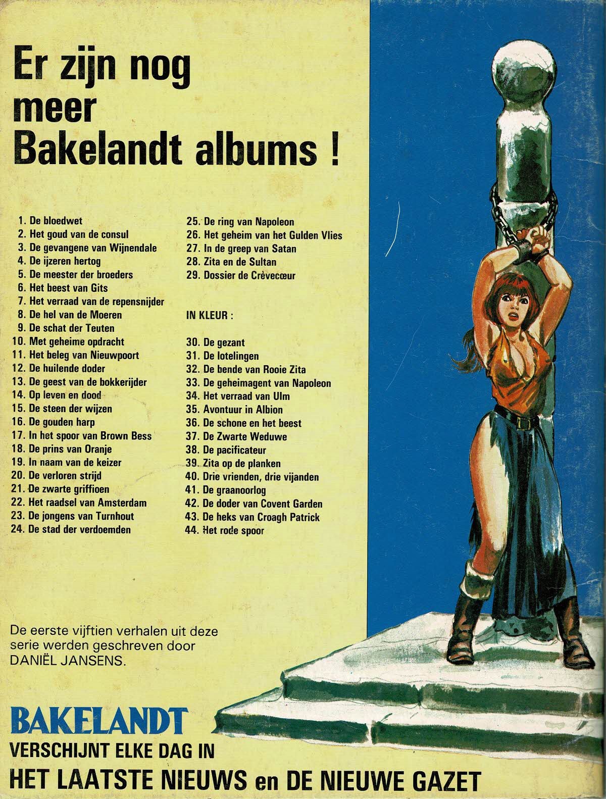 Bakelandt - 043 De heks van Croagh Patrick - eerste druk 1989 - Uitgeverij Hoste, in kleur