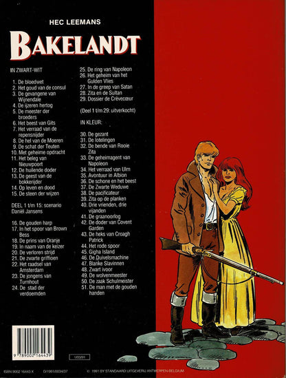 Bakelandt - 051 De man met de gouden handen - eerste druk 1991 - Standaard Uitgeverij