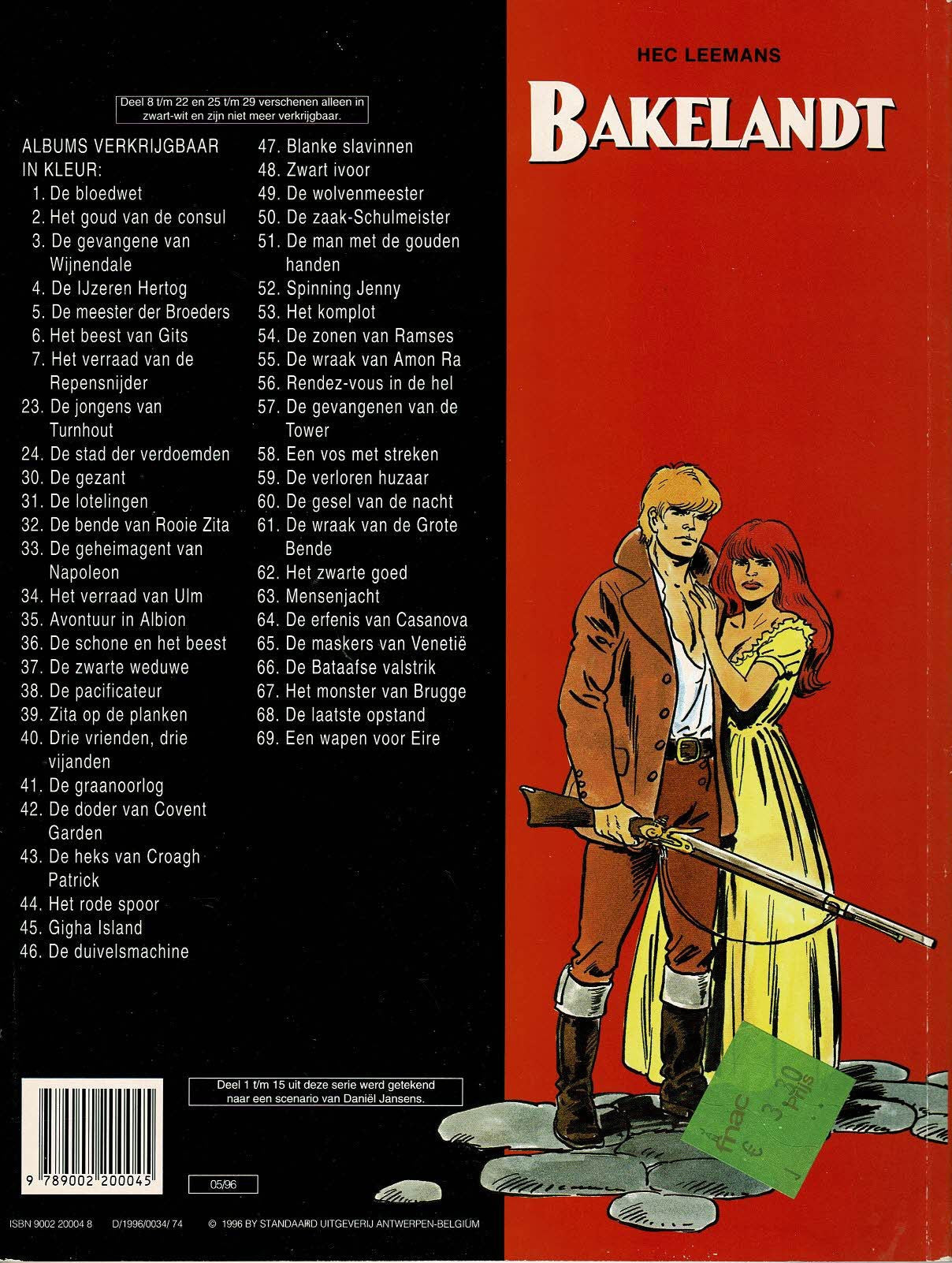 Bakelandt - 069 Een wapen voor Eire - eerste druk 1996