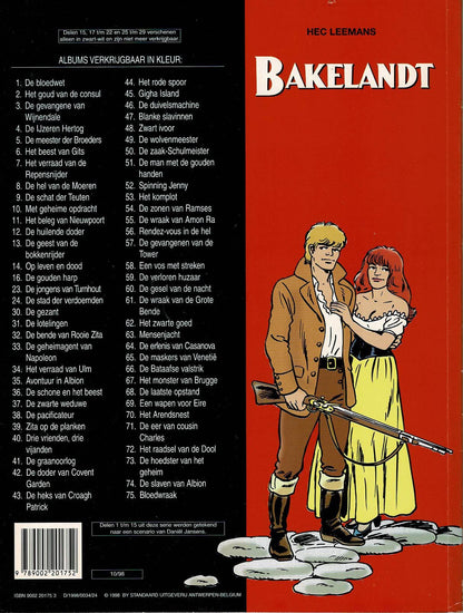 Bakelandt - 075 Bloedwraak - eerste druk 1998 - Standaard Uitgeverij