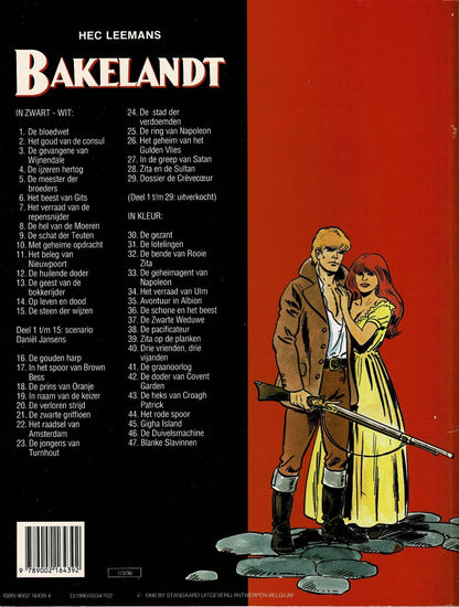 Bakelandt - 047 Blanke slavinnen - eerste druk 1990 - Standaard Uitgeverij