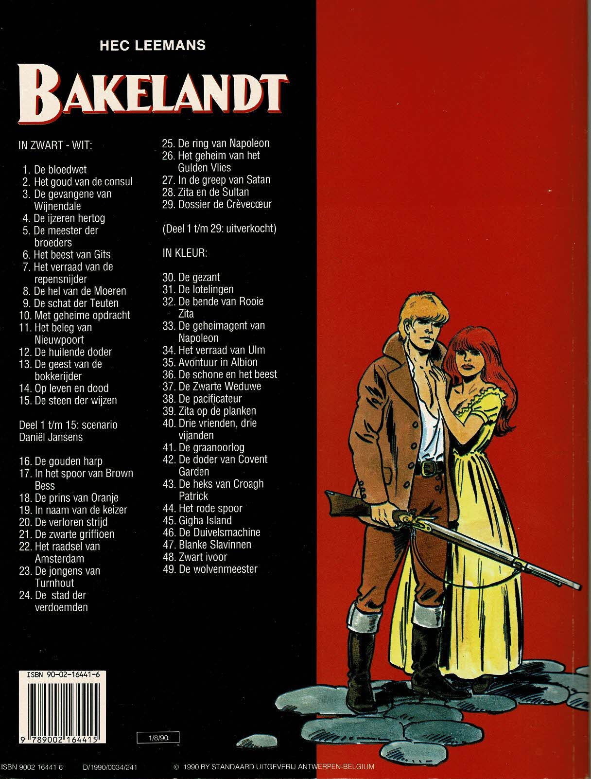 Bakelandt - 049 De Wolvenmeester - eerste druk 1990 - Standaard Uitgeverij