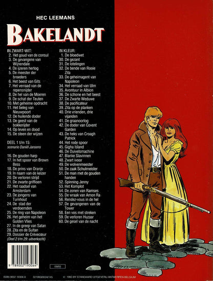 Bakelandt - 060 De gesel van de nacht - eerste druk 1993 - Standaard Uitgeverij