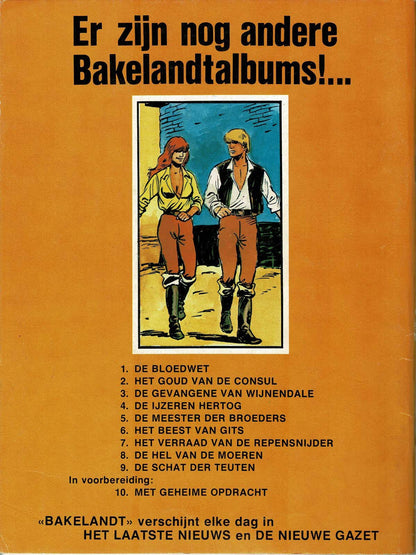 Bakelandt - 009 De schat der Teuten - eerste druk 1980