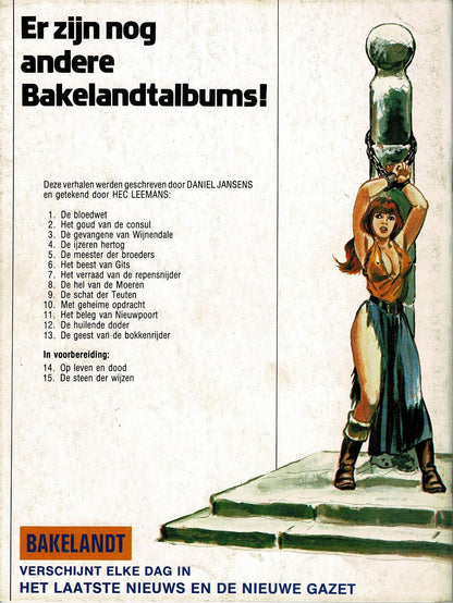Bakelandt - 013 De geest van de bokkerijder - eerste druk 1981 - Uitgeverij Hoste, ongekleurd