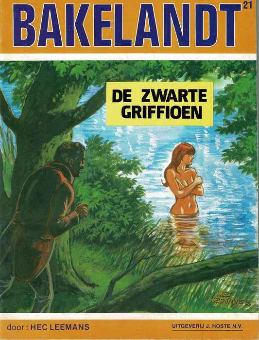 Bakelandt - 021 De zwarte griffioen - eerste druk 1983 - Uitgeverij Hoste, ongekleurd