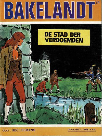 Bakelandt - 024 De stad der verdoemden - eerste druk 1984 - Uitgeverij Hoste, ongekleurd