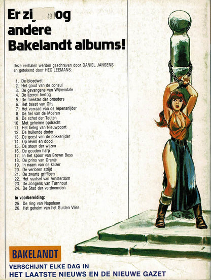 Bakelandt - 024 De stad der verdoemden - eerste druk 1984 - Uitgeverij Hoste, ongekleurd