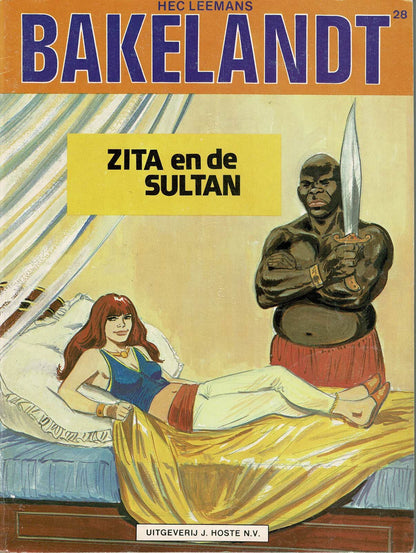 Bakelandt - 028 Zita en de sultan - eerste druk 1985 - Uitgeverij Hoste, ongekleurd