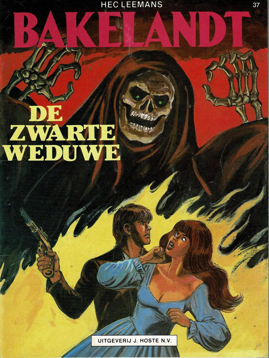 Bakelandt - 037 De Zwarte Weduwe - eerste druk 1987 - Uitgeverij Hoste, in kleur