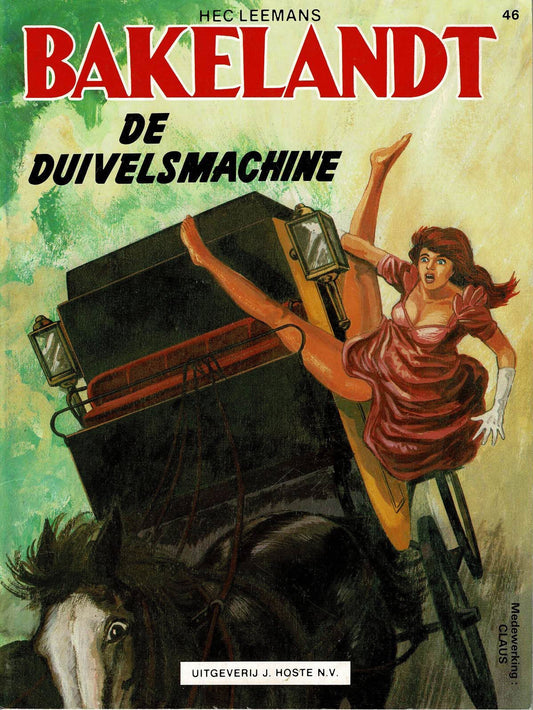 Bakelandt - 046 De duivelsmachine - eerste druk 1989 - Uitgeverij Hoste, in kleur
