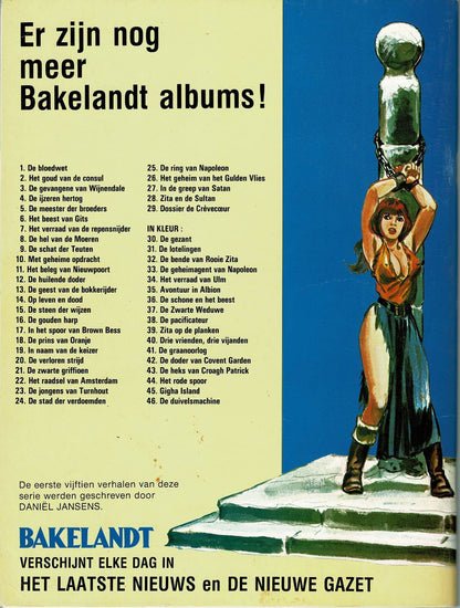 Bakelandt - 046 De duivelsmachine - eerste druk 1989 - Uitgeverij Hoste, in kleur