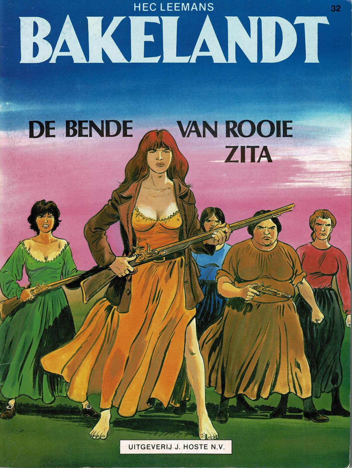 Bakelandt - 032 De bende van Rooie Zita - eerste druk 1986 - Uitgeverij Hoste, in kleur