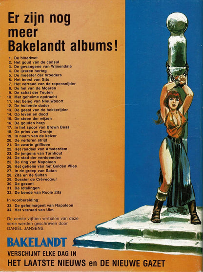 Bakelandt - 032 De bende van Rooie Zita - eerste druk 1986 - Uitgeverij Hoste, in kleur