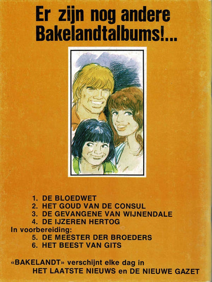 Bakelandt - 004 De ijzeren hertog - eerste druk 1979 - Uitgeverij Hoste, ongekleurd
