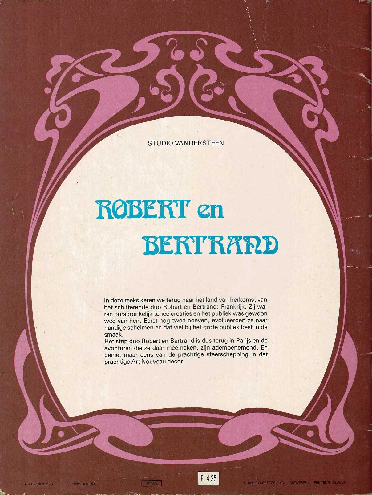 Robert en Bertrand - 068 De Apache - eerste druk 1985
